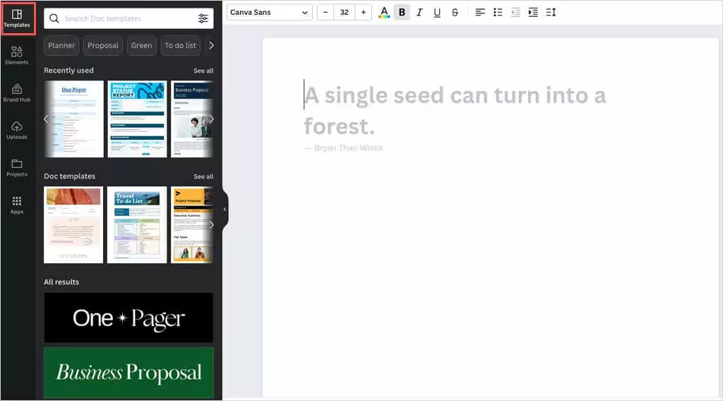 cách sử dụng-canva-docs-to-create-documents-online-3-nén - Mẹo kỹ thuật trực tuyến Sử dụng hình ảnh Mẫu tài liệu Canva