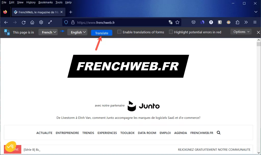 cách dịch một trang web trong hầu hết mọi trình duyệt được nén 8 - Mẹo kỹ thuật trực tuyến Dịch một trang web trong Firefox hình ảnh 3