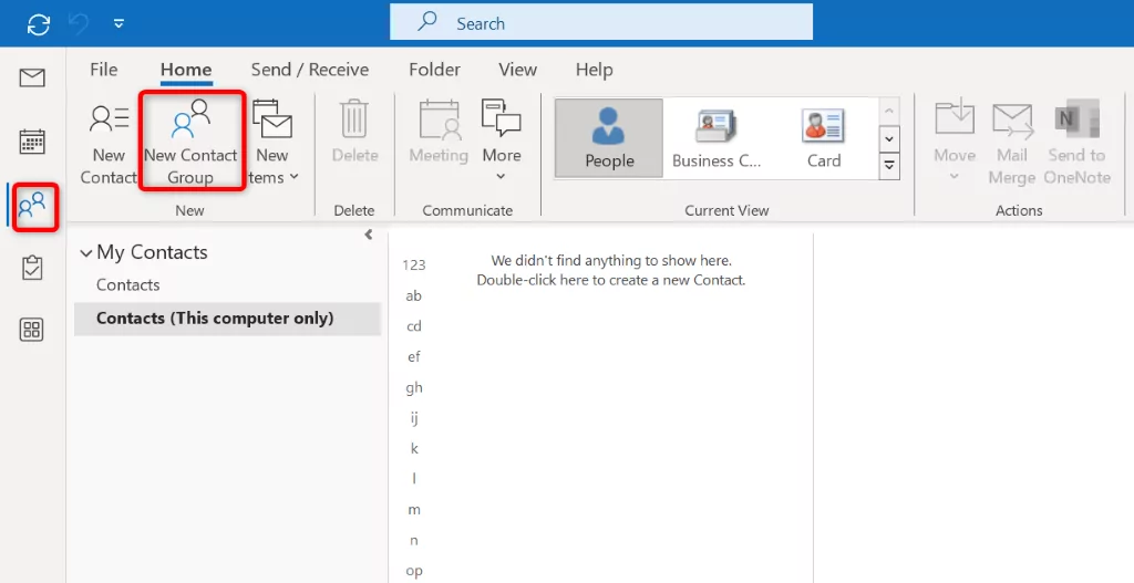 cách tạo một email-nhóm-in-microsoft-outlook-6-nén - Help Desk Geek Cách tạo nhóm email trong Microsoft Outlook hình 7