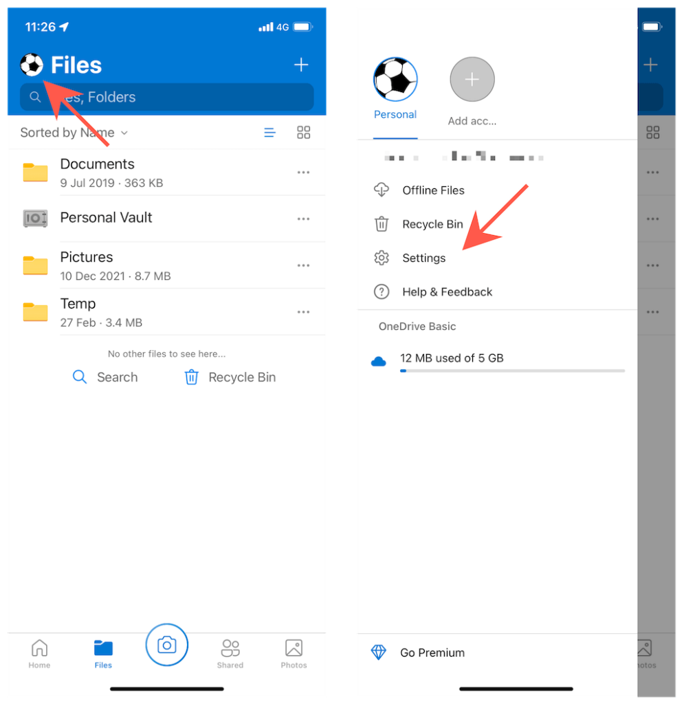 - Bàn trợ giúp Geek Vô hiệu hóa OneDrive "Vào ngày này" Thông báo trên hình ảnh di động