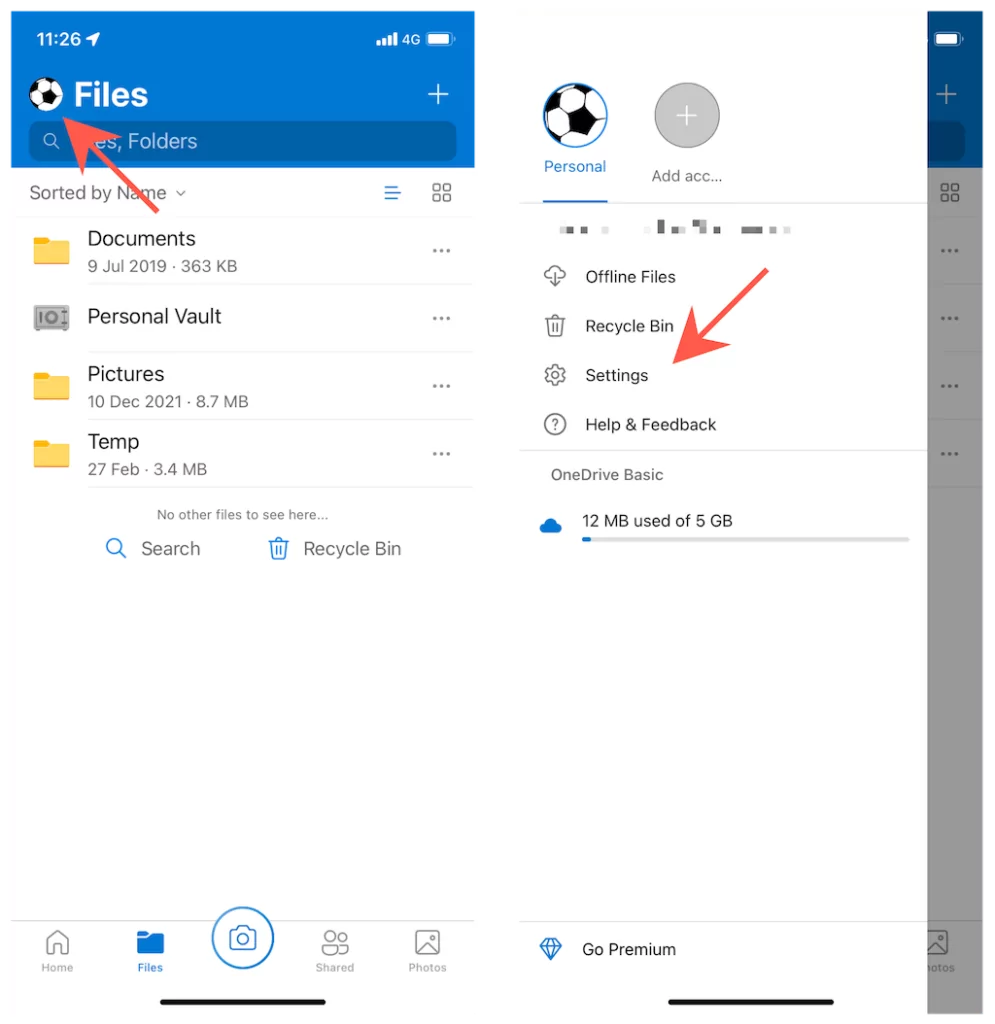 - Bàn trợ giúp Geek Vô hiệu hóa OneDrive "Vào ngày này" Thông báo trên hình ảnh di động