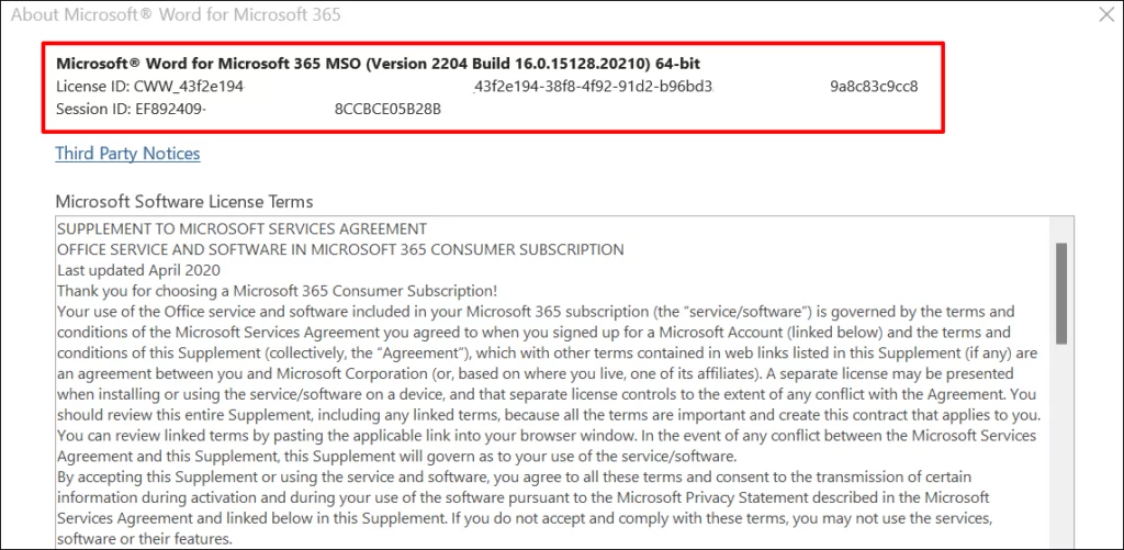 - Bàn trợ giúp Geek Kiểm tra phiên bản Microsoft Office trên PC Windows hình ảnh 7