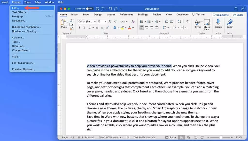 cách áp dụng-small-caps-in-microsoft-word-4-nén - Bộ phận trợ giúp Geek Cách viết hoa nhỏ trong Microsoft Word hình 5