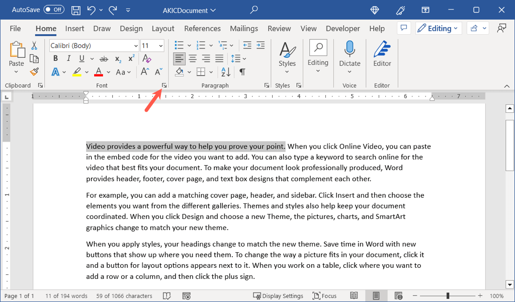 cách áp dụng-small-caps-in-microsoft-word-1-nén - Bộ phận trợ giúp Geek Cách áp dụng chữ hoa nhỏ trong Microsoft Word hình 2