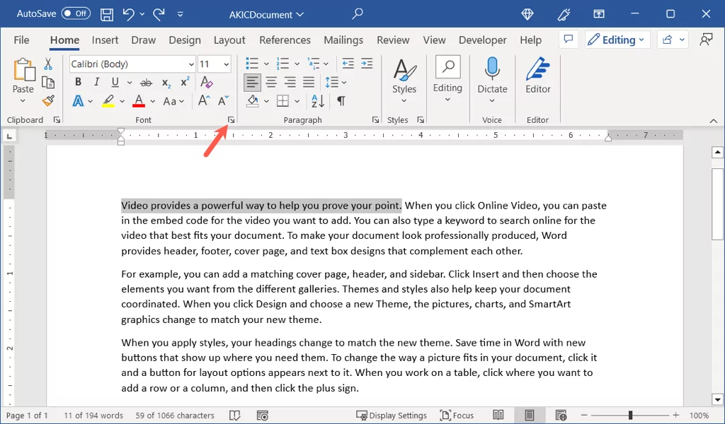 cách áp dụng-small-caps-in-microsoft-word-1-nén - Bộ phận trợ giúp Geek Cách áp dụng chữ hoa nhỏ trong Microsoft Word hình 2