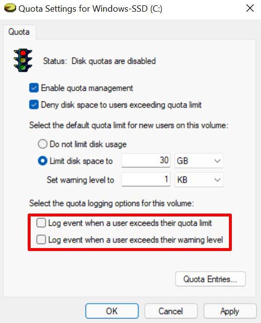 image-5 - Help Desk Geek Cách đặt hạn ngạch đĩa cho người dùng trong Windows 11 hình 9