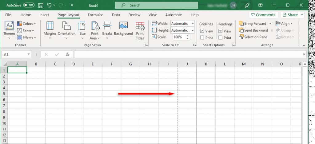 cách thoát khỏi dòng chấm-trong-microsoft-excel-2-nén - Help Desk Geek Cách loại bỏ các đường chấm trong Microsoft Excel hình 2