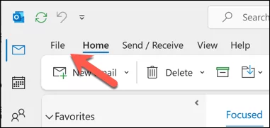 cách di chuyển-microsoft-outlooks-thanh công cụ-từ-bên-đến-dưới-2-nén - Help Desk Geek Cách di chuyển thanh công cụ của Microsoft Outlook từ bên này sang bên dưới hình 2