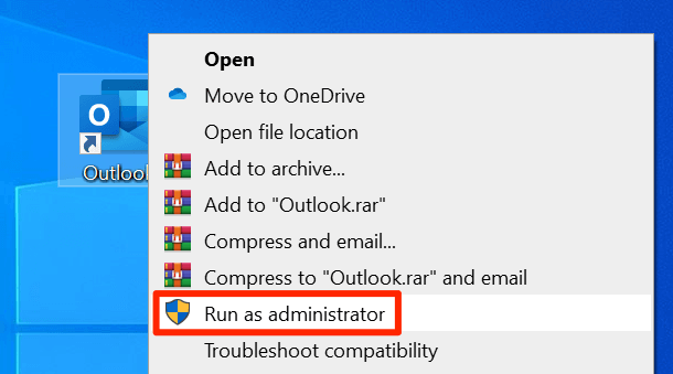Outlook-admin-mode - Bộ phận trợ giúp Geek Cách khắc phục Outlook bị kẹt khi tải ảnh hồ sơ 2