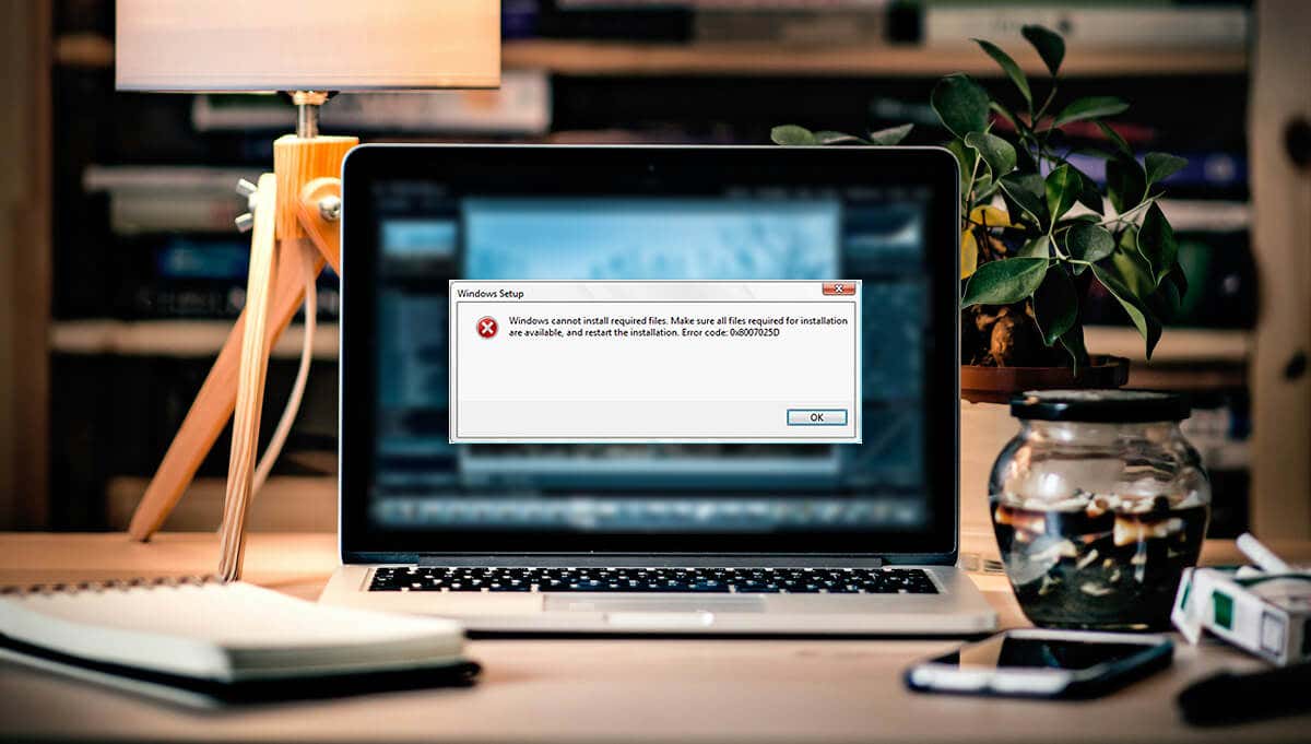 5 cách hàng đầu để sửa lỗi windows-installation-error-code-0x8007025d-1-nén - Help Desk Geek Mã lỗi 0x8007024D