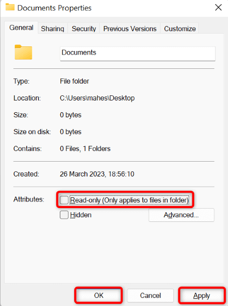 cách sửa thư mục bị nén về chỉ đọc trên windows 1 - Help Desk Geek Cách khắc phục thư mục liên tục chuyển về chế độ chỉ đọc trên Windows image 2