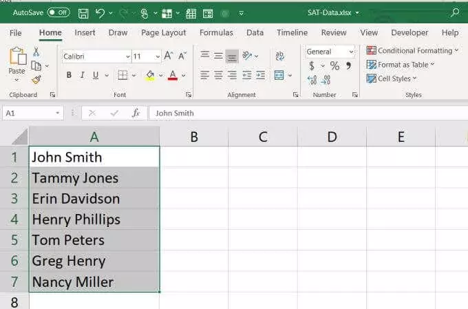 chọn một cột - Help Desk Geek Cách sắp xếp theo bảng chữ cái trong Excel hình 2