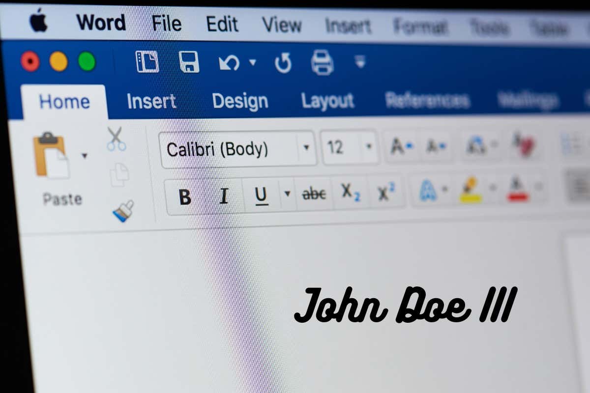 chữ ký - Help Desk Geek Cách thêm chữ ký trong Microsoft Word hình 1