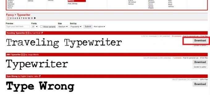 fontsite - Bộ phận trợ giúp Geek Cách thêm phông chữ mới vào Microsoft Word hình 2