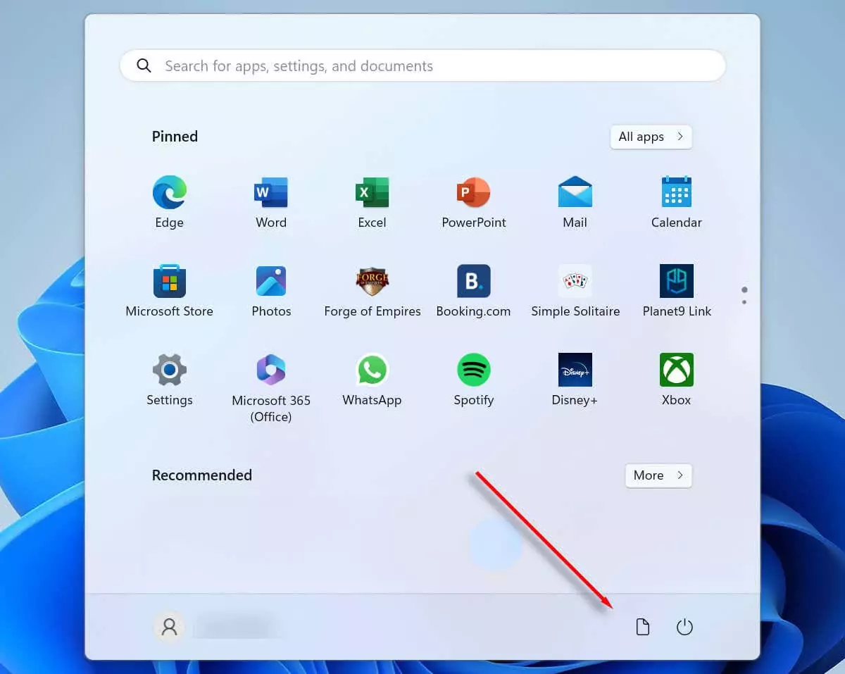 cách thêm-system-folders-to-the-bottom-of-the-windows-11-start-menu-1-nén - Help Desk Geek Ảnh chụp màn hình hiển thị vị trí các thư mục hệ thống ở cuối Menu Bắt đầu