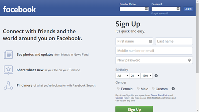 facebook - Mẹo công nghệ trực tuyến Hình ảnh truyền thông xã hội