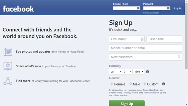 facebook - Mẹo công nghệ trực tuyến Hình ảnh truyền thông xã hội