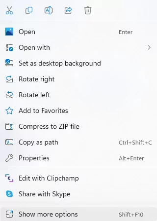 cách tùy chỉnh-nhấp chuột phải-ngữ cảnh-menu-trong-windows-11-2-nén - Help Desk Geek Cách tùy chỉnh Menu ngữ cảnh nhấp chuột phải trong Windows 11 hình 2