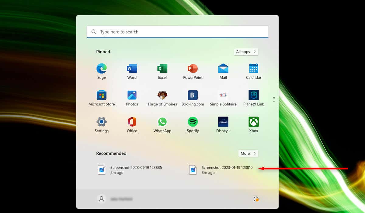 hdg-how-to-remove-start-menu-recommendations-in-windows-11-1-nén - Help Desk Geek Phần Đề xuất được tô sáng trong menu Bắt đầu của Windows 11.