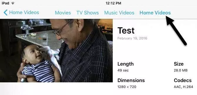 ipad nhà video