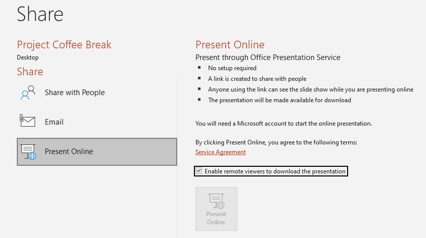 PowerPoint-hiện tại-trực tuyến - Help Desk Geek Microsoft Sway so với PowerPoint: Điểm giống và khác nhau là gì? hình ảnh 10
