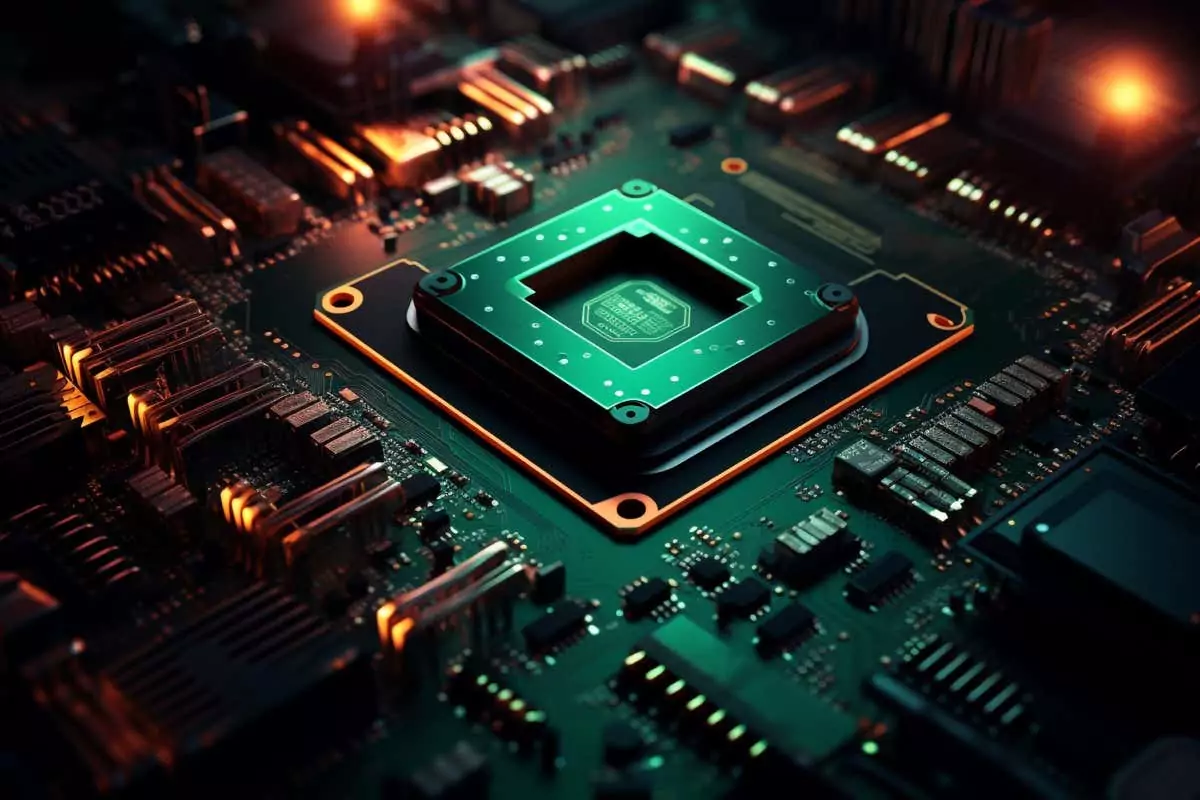 bảng mạch màu xanh lá cây đại diện cho các chip đổi mới công nghệ gpu, cpu, Hoàn hảo để nêu bật các xu hướng như AI, IoT, Dữ liệu lớn, chất bán dẫn. Ảnh chất lượng cao - Help Desk Geek LSAISO.exe là gì và cách giảm mức sử dụng CPU cao hình 1