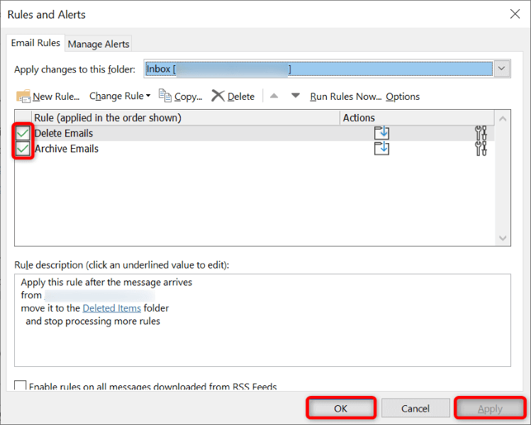 Outlook-quy tắc-không hoạt động-8-sửa-thử-1-nén - Help Desk Geek Quy tắc Outlook không hoạt động? 8 cách khắc phục Hãy thử hình 2