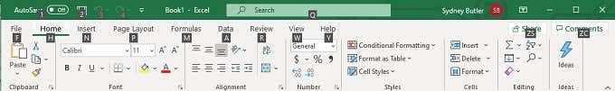 Excel-365-Chế độ phím tắt - Bộ phận trợ giúp Sử dụng bàn phím để thay đổi chiều cao hàng và chiều rộng cột trong Excel ảnh 2