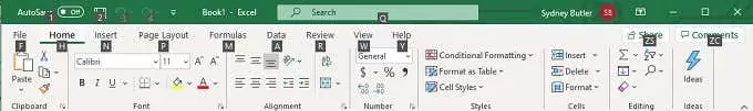 Excel-365-Chế độ phím tắt - Bộ phận trợ giúp Sử dụng bàn phím để thay đổi chiều cao hàng và chiều rộng cột trong Excel ảnh 2