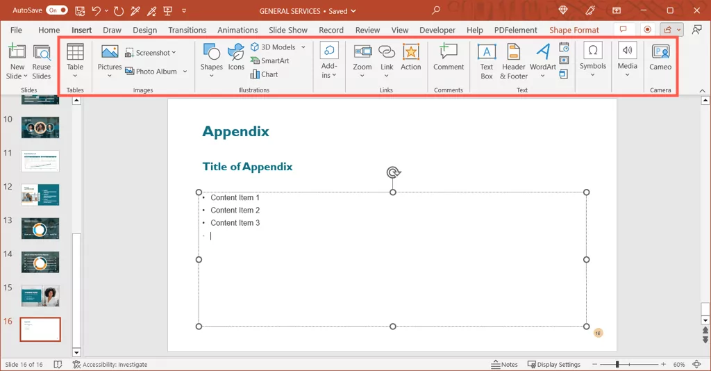 - Bàn trợ giúp Geek Cách tạo phụ lục trong PowerPoint ảnh 8