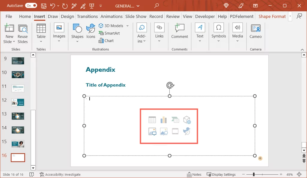 - Bàn trợ giúp Geek Cách tạo phụ lục trong PowerPoint ảnh 7