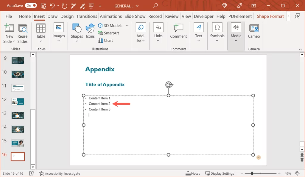 - Bàn trợ giúp Geek Cách tạo phụ lục trong PowerPoint ảnh 9