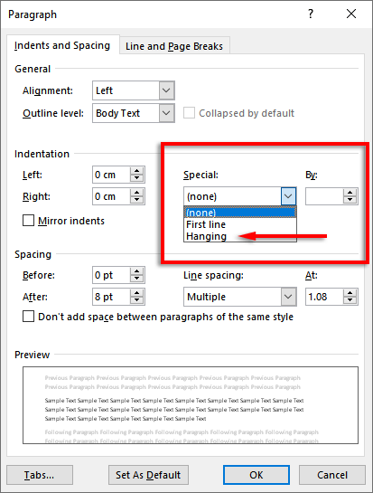 - Bàn trợ giúp Geek Cách Thiết Lập Định Dạng MLA Trong Word Hình 15
