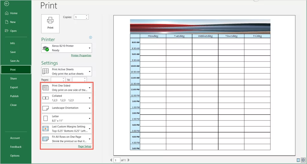 - Bàn trợ giúp Geek Tạo lịch trình của riêng bạn trong Excel ảnh 7