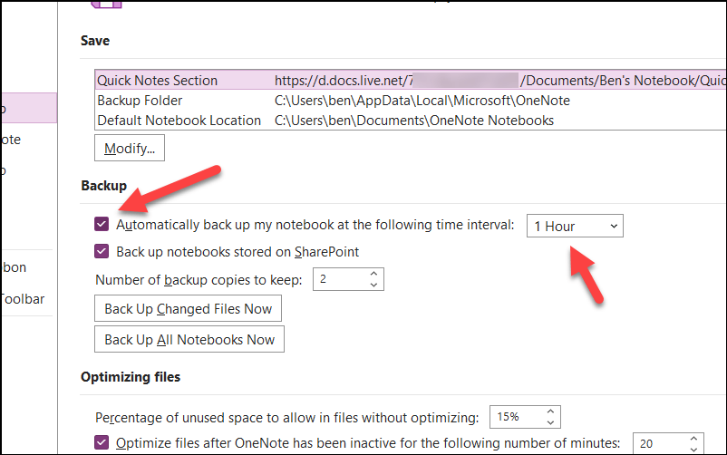 - Bàn trợ giúp Geek Cách đồng bộ sổ tay OneNote tự động hình 3