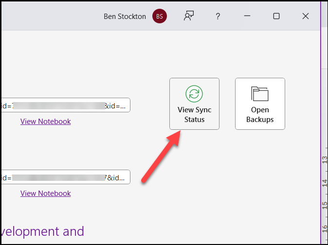 - Bàn trợ giúp Geek Cách kiểm tra trạng thái đồng bộ hóa sổ ghi chép của bạn trong hình ảnh Microsoft OneNote