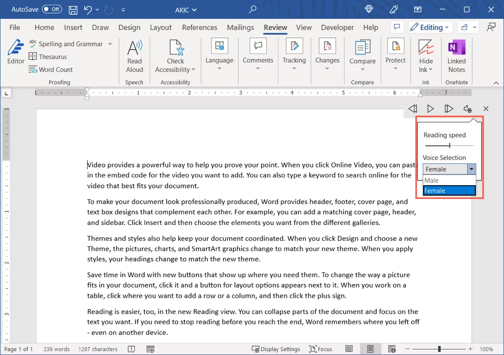 - Bàn trợ giúp Geek Sử dụng tính năng Đọc to trong Word trên Desktop ảnh 3