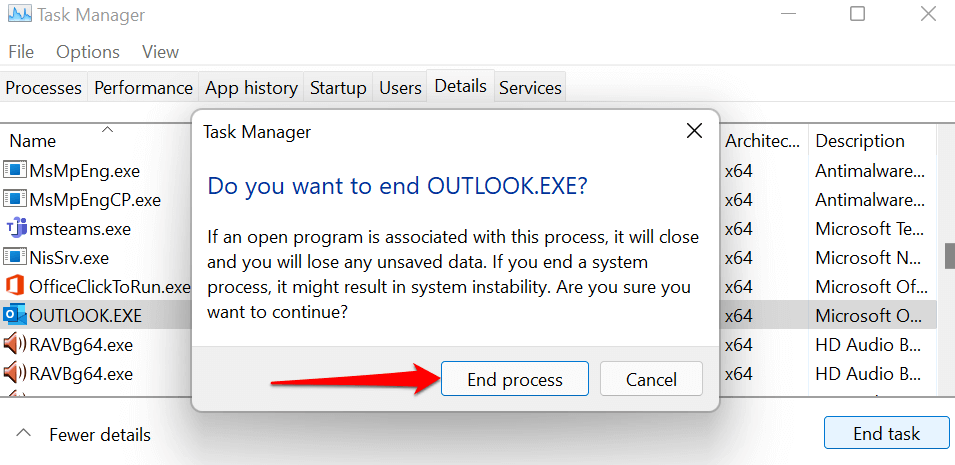 - Bàn trợ giúp Geek Buộc đóng và mở lại hình ảnh Outlook 4