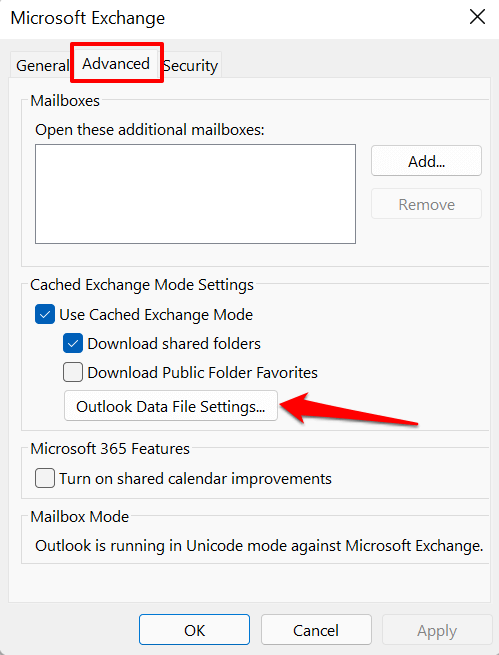 - Bàn trợ giúp Geek Giảm hình ảnh tệp dữ liệu của Outlook 3