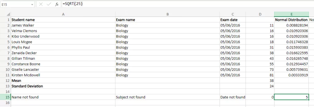 cách sử dụng căn bậc hai-sqrt-function-in-excel-4-nén - Help Desk Geek Cách sử dụng hàm căn bậc hai (SQRT) trong Excel hình 4