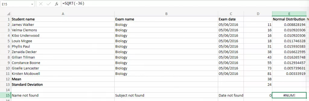 cách sử dụng căn bậc hai-sqrt-function-in-excel-6-nén - Help Desk Geek Cách sử dụng hàm căn bậc hai (SQRT) trong Excel hình 6