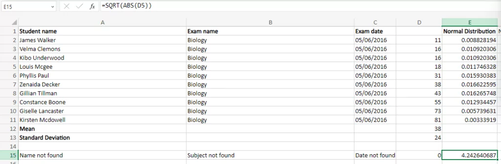 cách sử dụng căn bậc hai-sqrt-function-in-excel-7-nén - Help Desk Geek Cách sử dụng hàm căn bậc hai (SQRT) trong Excel hình 7
