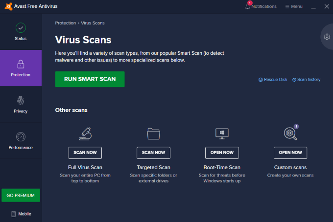 norton-vs-microsoft-defender- which-antivirus-is-best-for-windows-5-nén - Bộ phận trợ giúp Geek Chạy hình ảnh Quét vi-rút