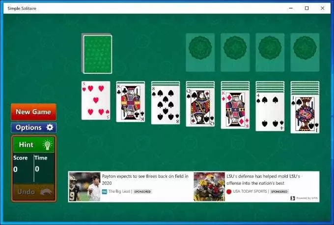 Featured-WordBrochureComputer - Bộ phận trợ giúp Geek Hình ảnh Solitaire đơn giản