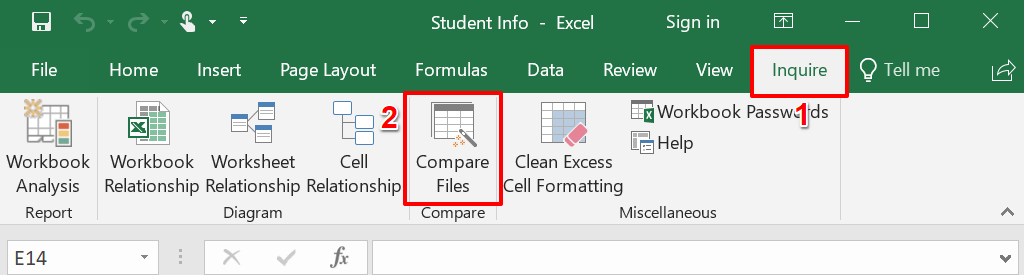 - Bàn trợ giúp Geek Công cụ So sánh Bảng tính để kiểm tra sự khác biệt trong hai tệp Excel