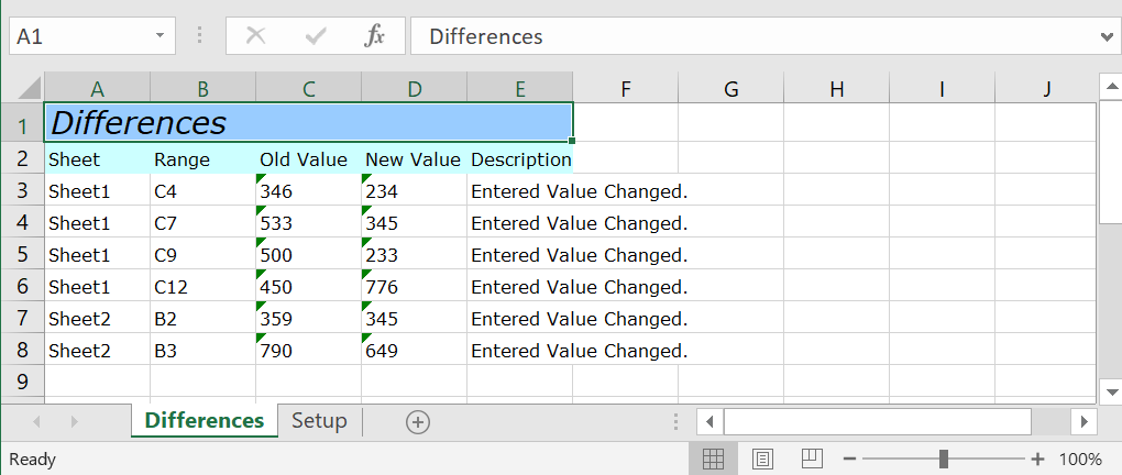 - Bàn trợ giúp Geek Công cụ So sánh Bảng tính để kiểm tra sự khác biệt trong hai tệp Excel