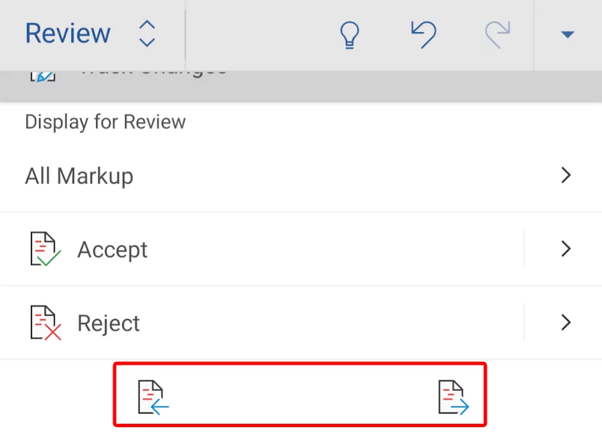- Bàn trợ giúp Geek Cách theo dõi các thay đổi trong ứng dụng Microsoft Word Android hình ảnh 5
