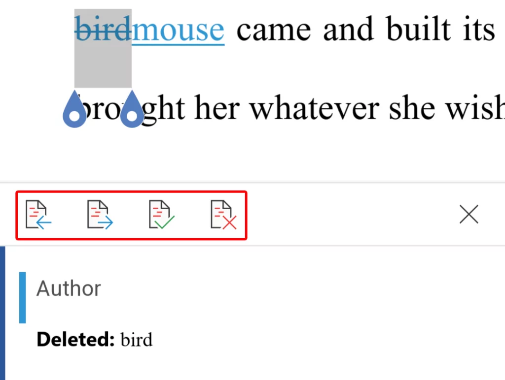 - Bàn trợ giúp Geek Cách theo dõi các thay đổi trong ứng dụng Microsoft Word Android hình ảnh 6