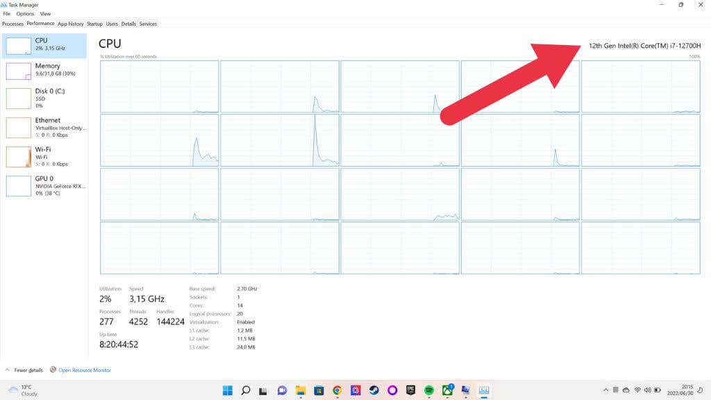 - Bàn trợ giúp Geek Kiểm tra hình ảnh Model CPU