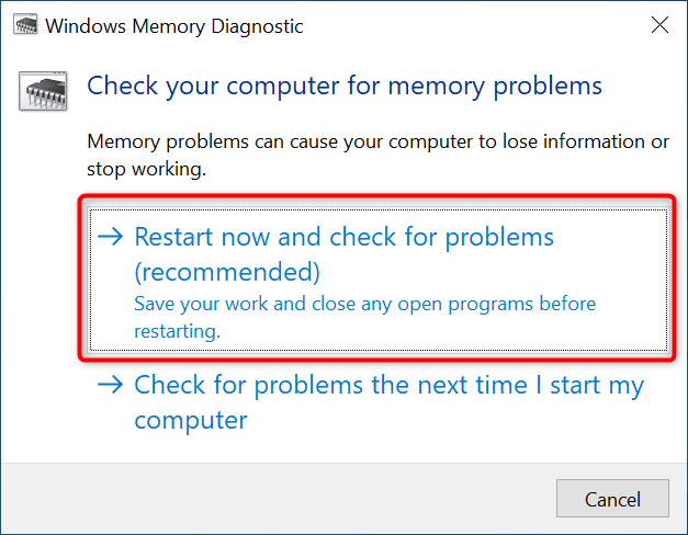 - Bàn trợ giúp Geek Sử dụng Windows Memory Diagnostic Để khắc phục hình ảnh rò rỉ bộ nhớ Windows 10 2